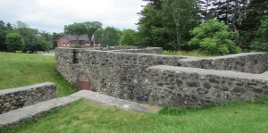 What's left of Fort George at Castine, Maine